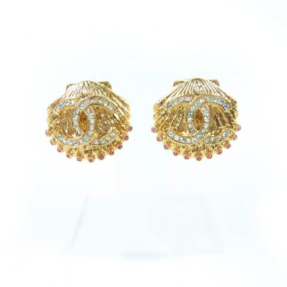 CHANEL Logo Earrings